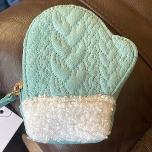 LC Lauren Conrad Light Blue Mittens Coin Purse